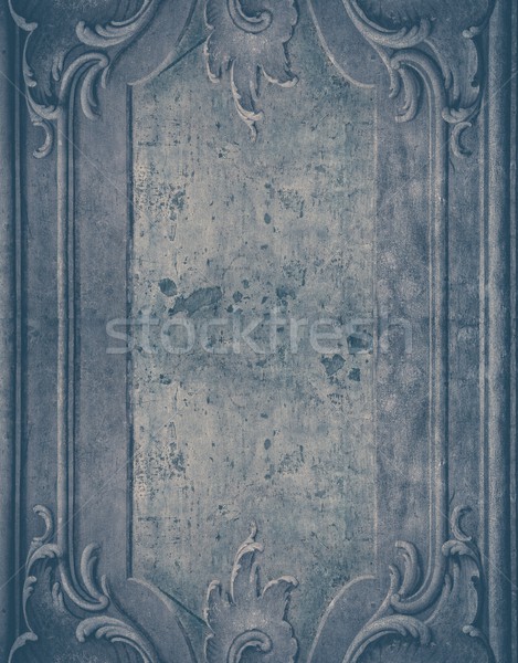 Weathered wall with plaster mouldings  Stock photo © Nejron