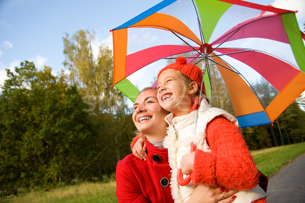 Mother and daughter having fun outdoors

 Stock photo © Nejron