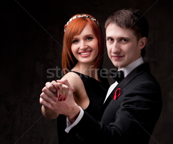 Beautiful smiling couple. Stock photo © Nejron