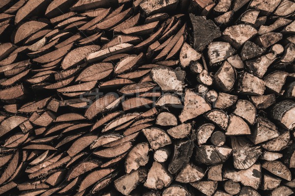 Stockpile of sawed logs Stock photo © Nejron