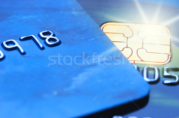 Kreditkarten seicht Business Geld Textur Stock foto © Nejron