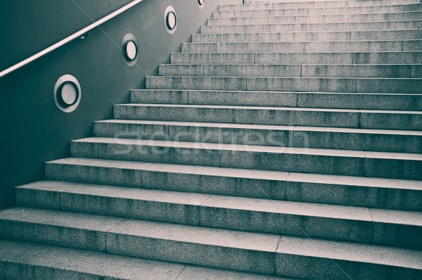 Empty staircase with concrete steps Stock photo © Nejron