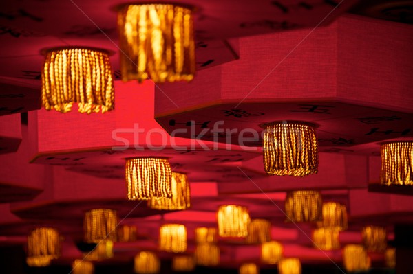 Asian traditional red lanterns. Stock photo © Nejron