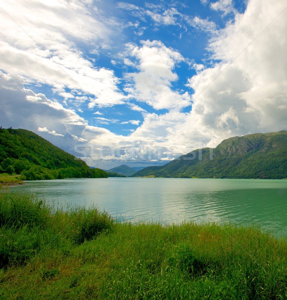 Beautiful scandinavian landscape Stock photo © Nejron