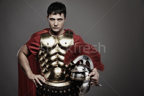 Portrait of a roman legionary soldier Stock photo © Nejron