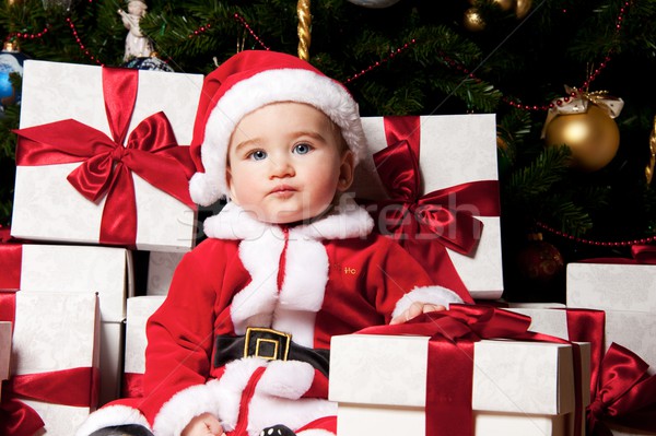 Stock foto: Wenig · Junge · Gesicht · Augen · Kind