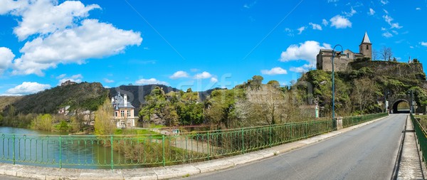 Old Ambialet village on Tarn river, France  Stock photo © Nejron