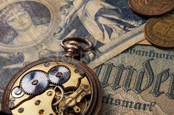 Stock photo: Time is money concept