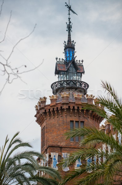 Castell dels tres Dragons (zoological museum) in Parc de la Ciutadella, Barcelona Stock photo © Nejron