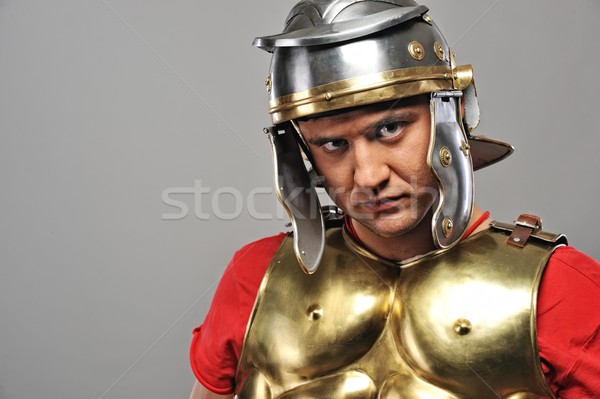 Portrait of a roman legionary soldier Stock photo © Nejron