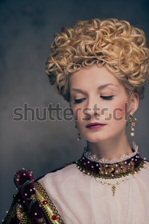 портрет красивой королева власти одежды стиль Сток-фото © Nejron