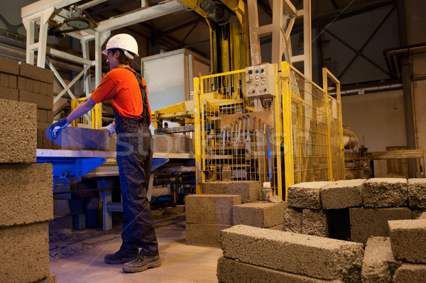 Fabryki pracy metal pokój pracownika przemysłowych Zdjęcia stock © Nejron