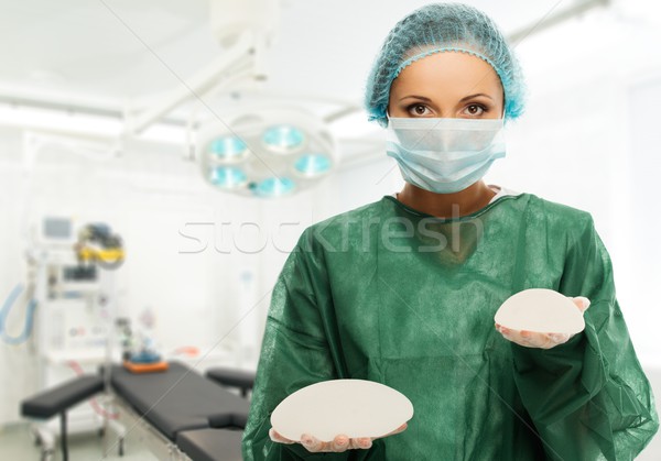 塑料 外科醫生 女子 不同 大小 商業照片 © Nejron