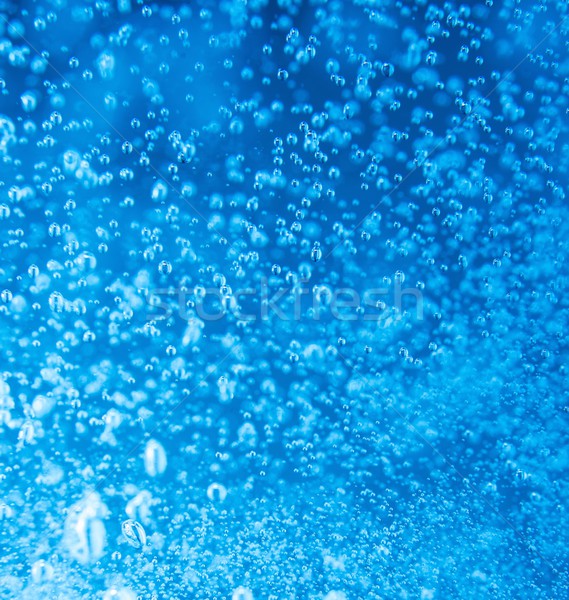 Mavi su kabarcıklar soyut doğa deniz Stok fotoğraf © Nejron