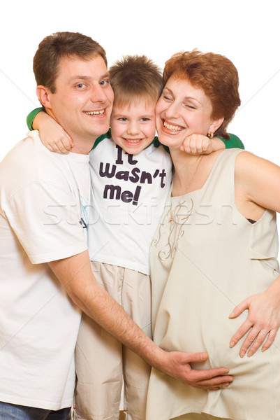 Portrait of a happy family Stock photo © Nejron