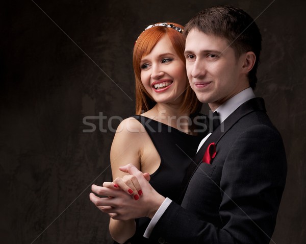 Beautiful smiling couple. Stock photo © Nejron