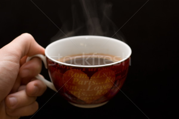 No descripción mano café salud beber Foto stock © Nejron