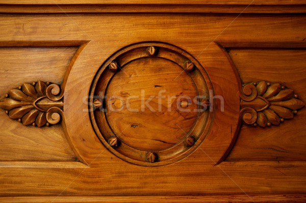 Old wooden decoration. Stock photo © Nejron