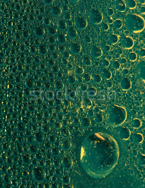 Abstract background. Liquid on dirty glass Stock photo © Nejron