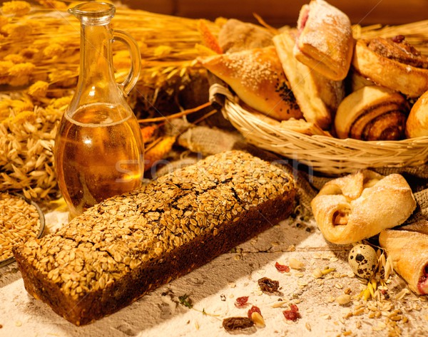 Homemade baked goods on a table Stock photo © Nejron