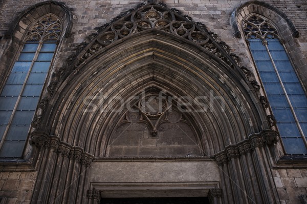 Old cathedral architecture details Stock photo © Nejron