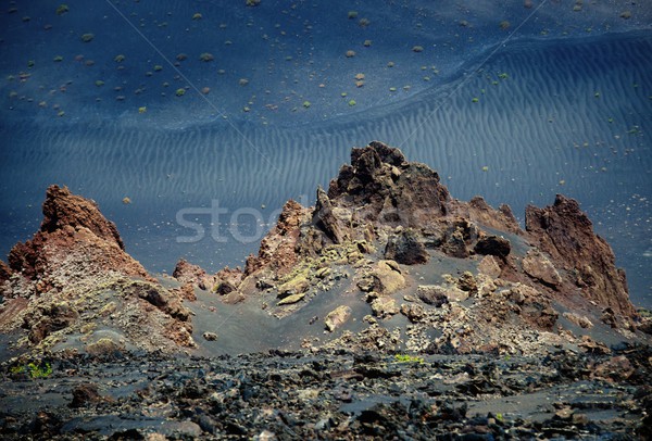 Timanfaya National Park, Lanzarote , Canary island. Stock photo © Nejron