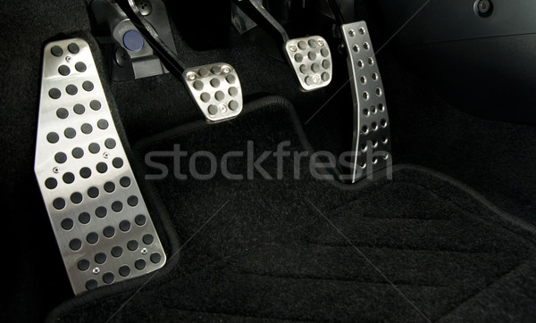 Sport car chrome pedals Stock photo © Nejron