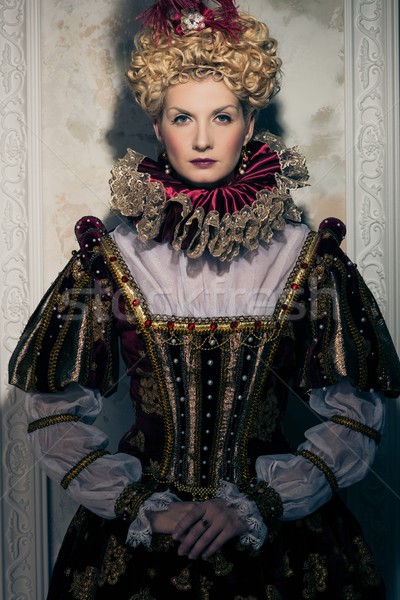 Királynő királyi ruha erő ruházat stílus Stock fotó © Nejron
