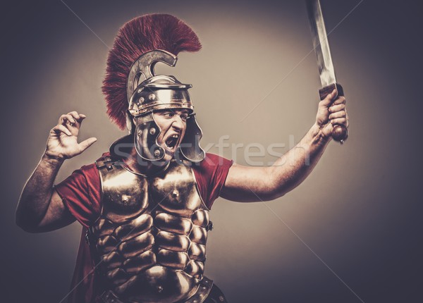Legionary soldier ready for a war Stock photo © Nejron