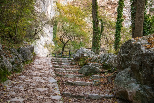 Old steps in mountains Stock photo © Nejron