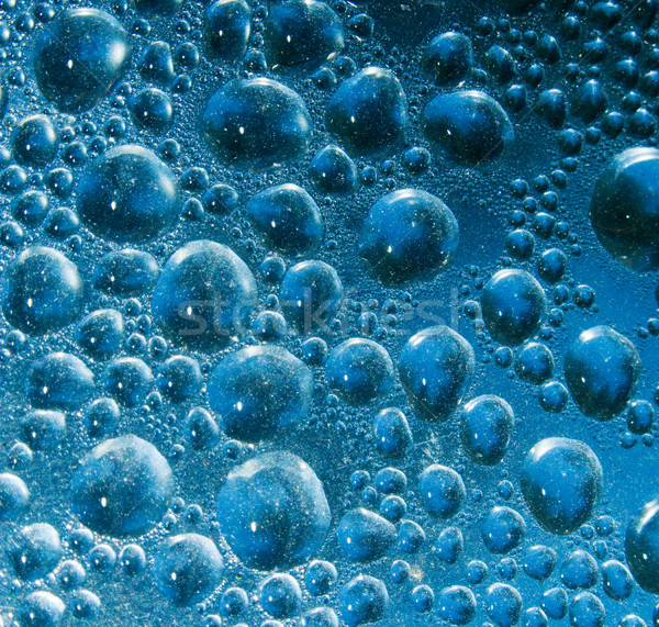 Abstract background. Liquid on dirty glass Stock photo © Nejron