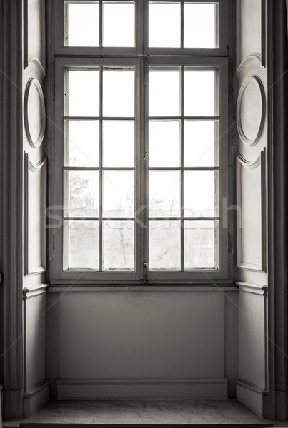Window in white frame Stock photo © Nejron