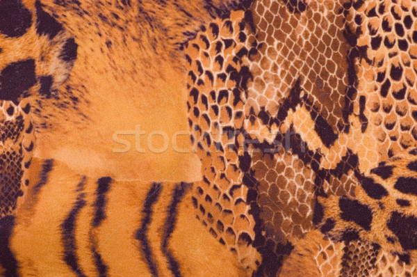 Tejido textura piel wallpaper patrón textiles Foto stock © Nejron