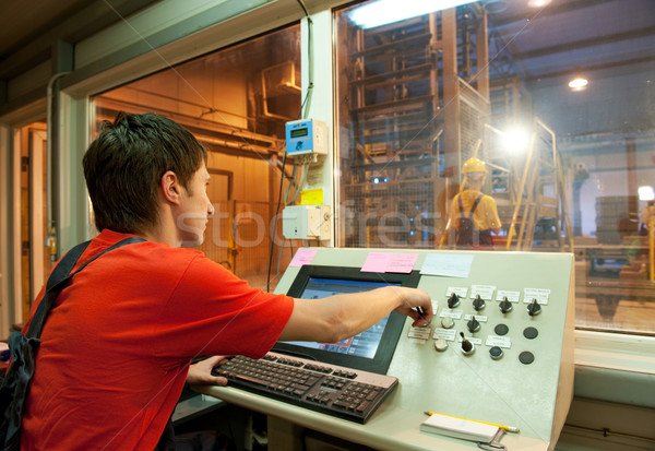 Usine opérateur construction travaux métal chambre [[stock_photo]] © Nejron