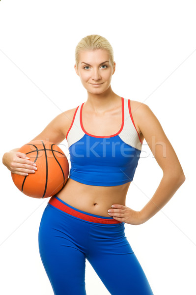 Portrait of a basketball player Stock photo © Nejron