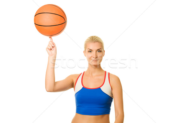  Portrait of a basketball player
 Stock photo © Nejron