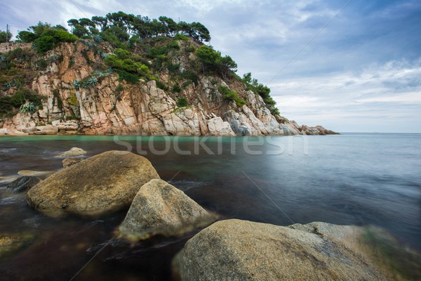 Rocky seashore view  Stock photo © Nejron