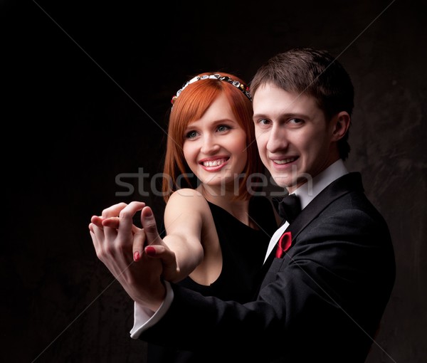 Beautiful smiling couple. Stock photo © Nejron