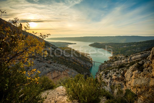 Beautiful view of Gorges du Verdon, France Stock photo © Nejron