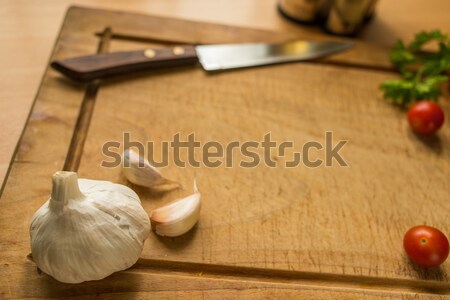 Essen Vorbereitung Prozess Gesundheit Restaurant Tabelle Stock foto © Nejron