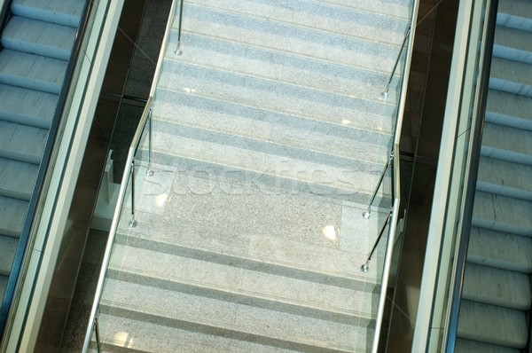 Escalator in modern building. Stock photo © Nejron