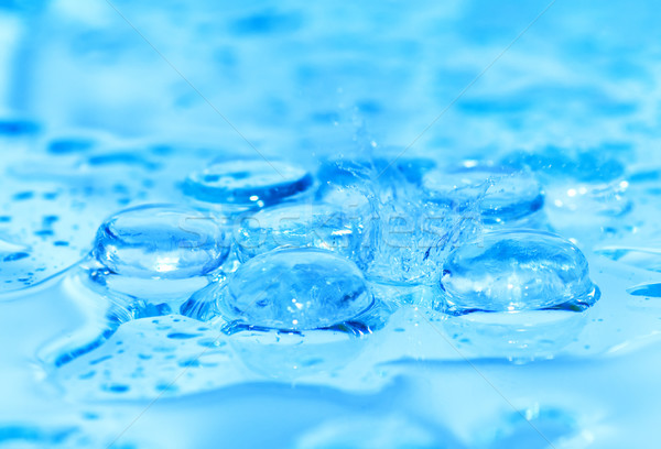 商业照片:水· 抽象 · 性质 · 玻璃 ·石 / splashing water