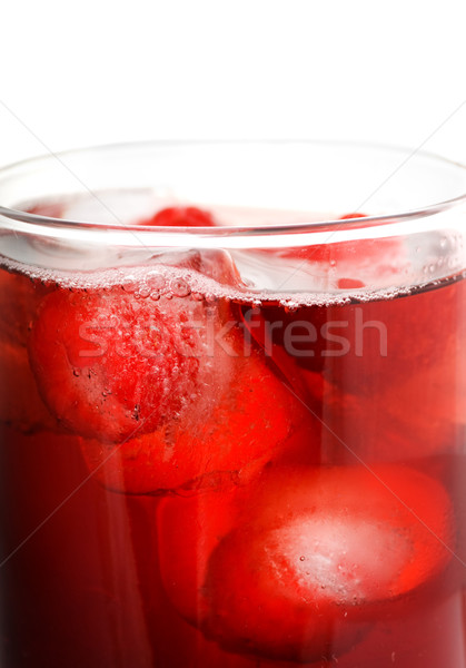 Stock photo: Cold fruit drink
