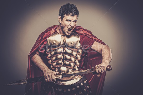 Legionary soldier ready for a war Stock photo © Nejron