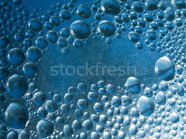 Abstract background. Liquid on dirty glass Stock photo © Nejron