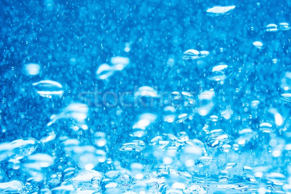 Stockfoto: Blauw · water · bubbels · abstract · natuur · zee