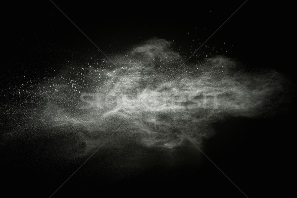 Alb praf izolat negru alb negru nori Imagine de stoc © Nejron