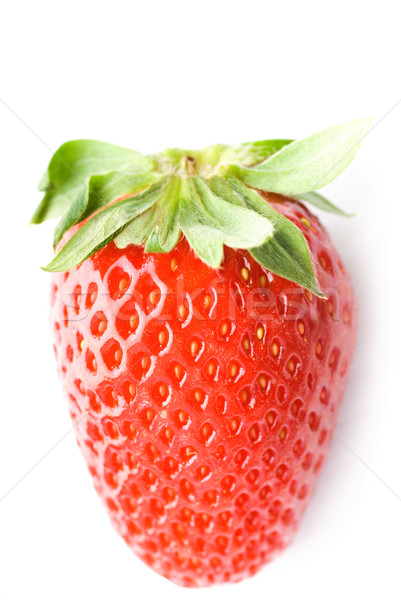 Ripe strawberry isolated on white background Stock photo © Nejron