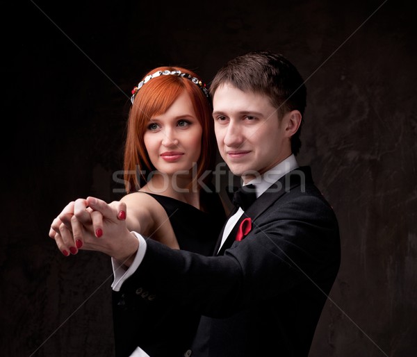 Beautiful smiling couple. Stock photo © Nejron