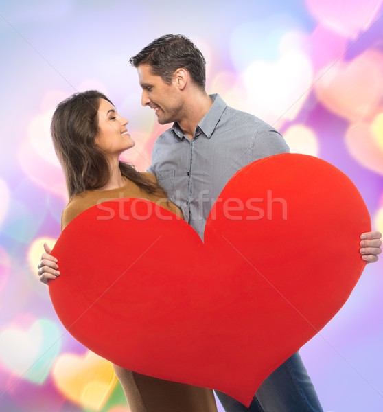 [[stock_photo]]: Heureux · couple · shirt · robe